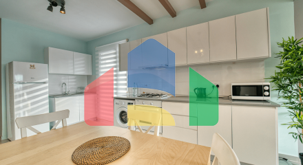 Studio of 46 m2 + 8 m2 balcony in a spa complex, 600 meters from a sandy beach