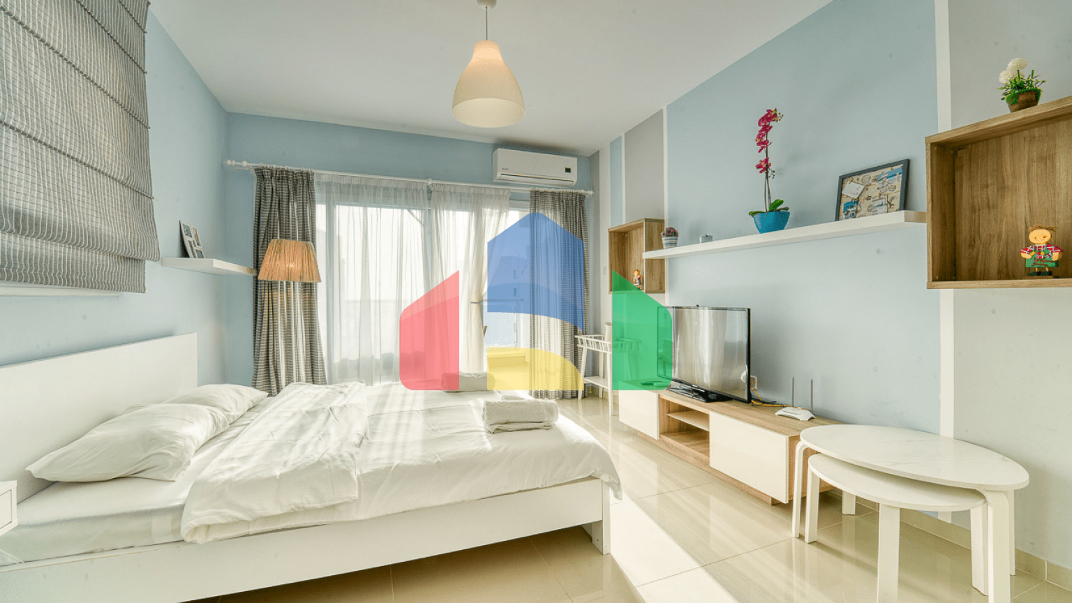 Cтудия 46 м2 + 8 м2 балкон в СПА-комплексе в 600 метрах от песчаного пляжа