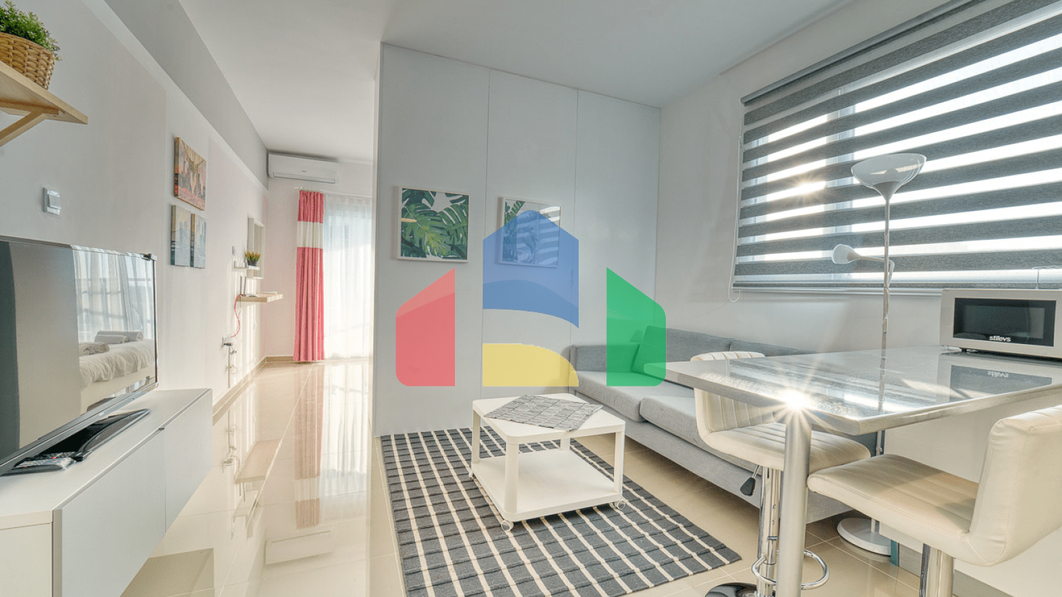 Cтудия 46 м2 + 8 м2 балкон в СПА-комплексе в 600 метрах от песчаного пляжа