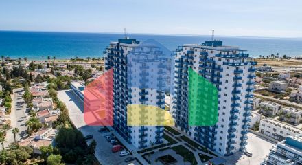 Студия 43 м2 в 250 метрах от песчаного пляжа