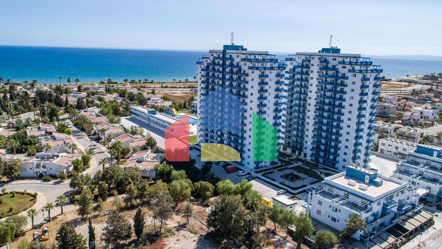 Студия 43 м2 в 250 метрах от песчаного пляжа