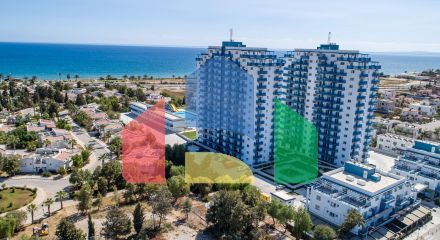 Студия 43 м2 в 250 метрах от песчаного пляжа