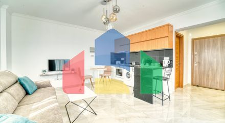 Студия 43 м2 в 250 метрах от песчаного пляжа Студия 43 м2 в 250 метрах от песчаного пляжа