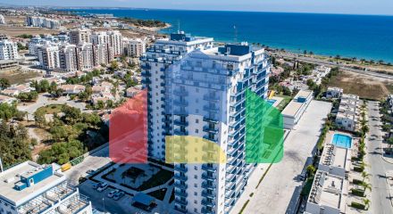 Студия 43 м2 в 250 метрах от песчаного пляжа Студия 43 м2 в 250 метрах от песчаного пляжа