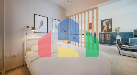 Studio apartment of 51 m2, only 300 meters from the sandy beach. 