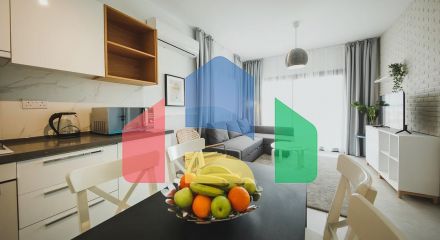 One bedroom apartment of 63 m2, 300 meters from the sandy beach. 