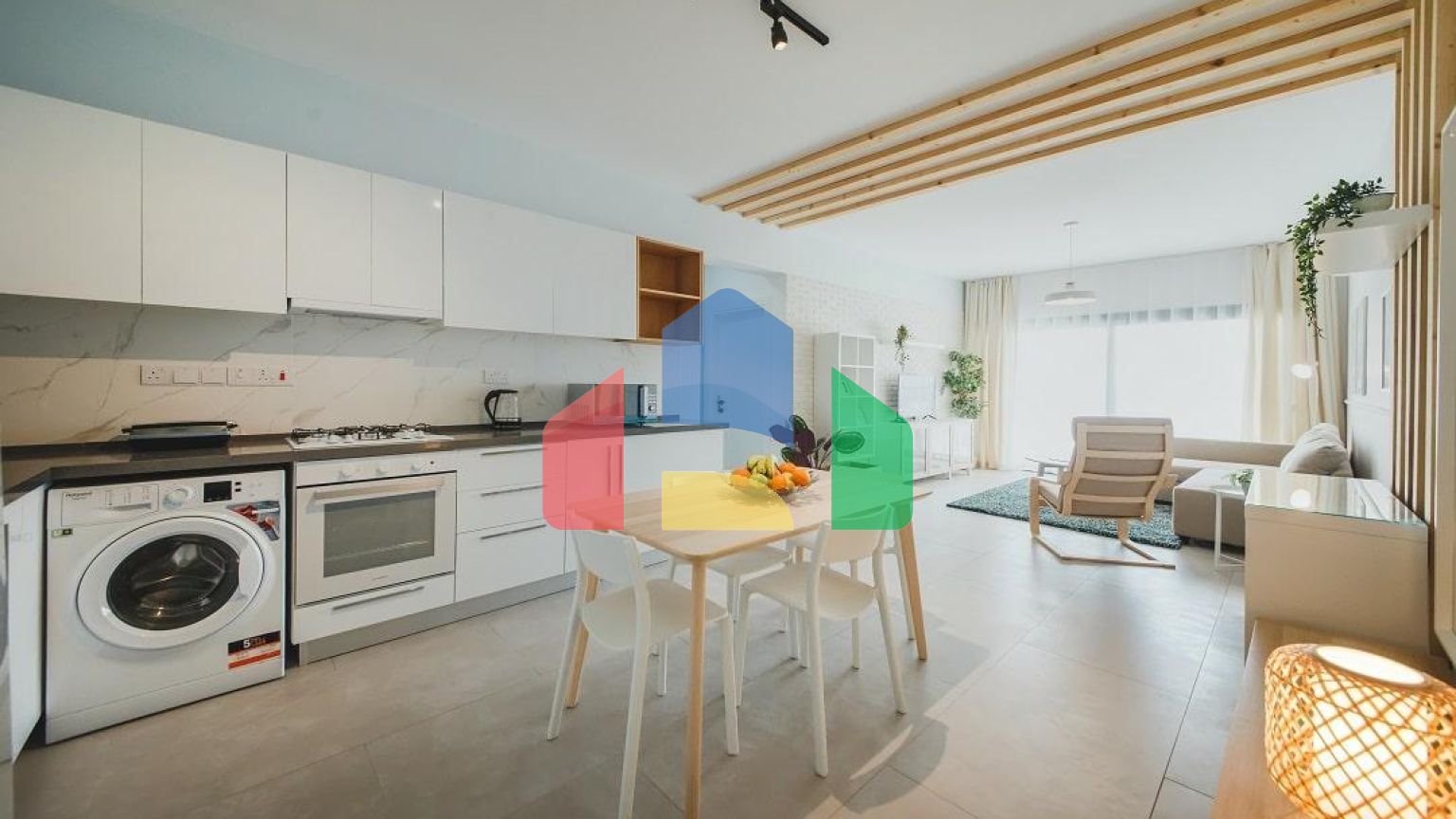 3-комнатные апартаменты 85м2 в 300 метрах от песчаного пляжа