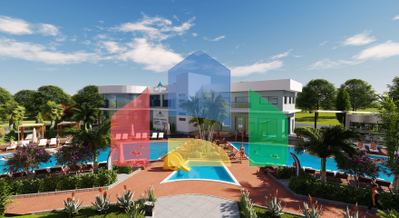 1-комнатные апартаменты 48м2 в 700 метрах от пляжа 1-комнатные апартаменты 48м2 в 700 метрах от пляжа