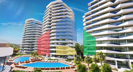 1-комнатные апартаменты 48м2 в 700 метрах от пляжа 1-комнатные апартаменты 48м2 в 700 метрах от пляжа