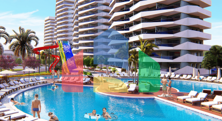 1-комнатные апартаменты 48м2 в 700 метрах от пляжа 1-комнатные апартаменты 48м2 в 700 метрах от пляжа