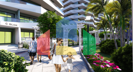 1-комнатные апартаменты 48м2 в 700 метрах от пляжа 1-комнатные апартаменты 48м2 в 700 метрах от пляжа