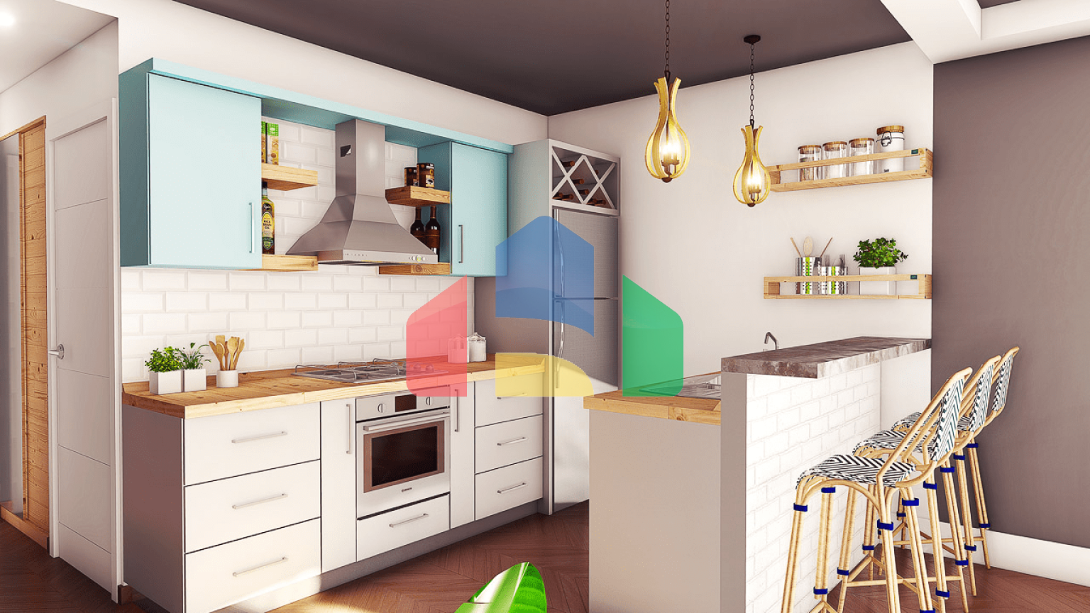 1-комнатные апартаменты 48м2 в 700 метрах от пляжа 