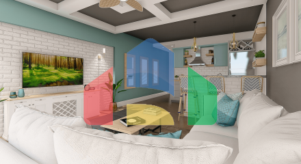 1-комнатные апартаменты 48м2 в 700 метрах от пляжа 1-комнатные апартаменты 48м2 в 700 метрах от пляжа