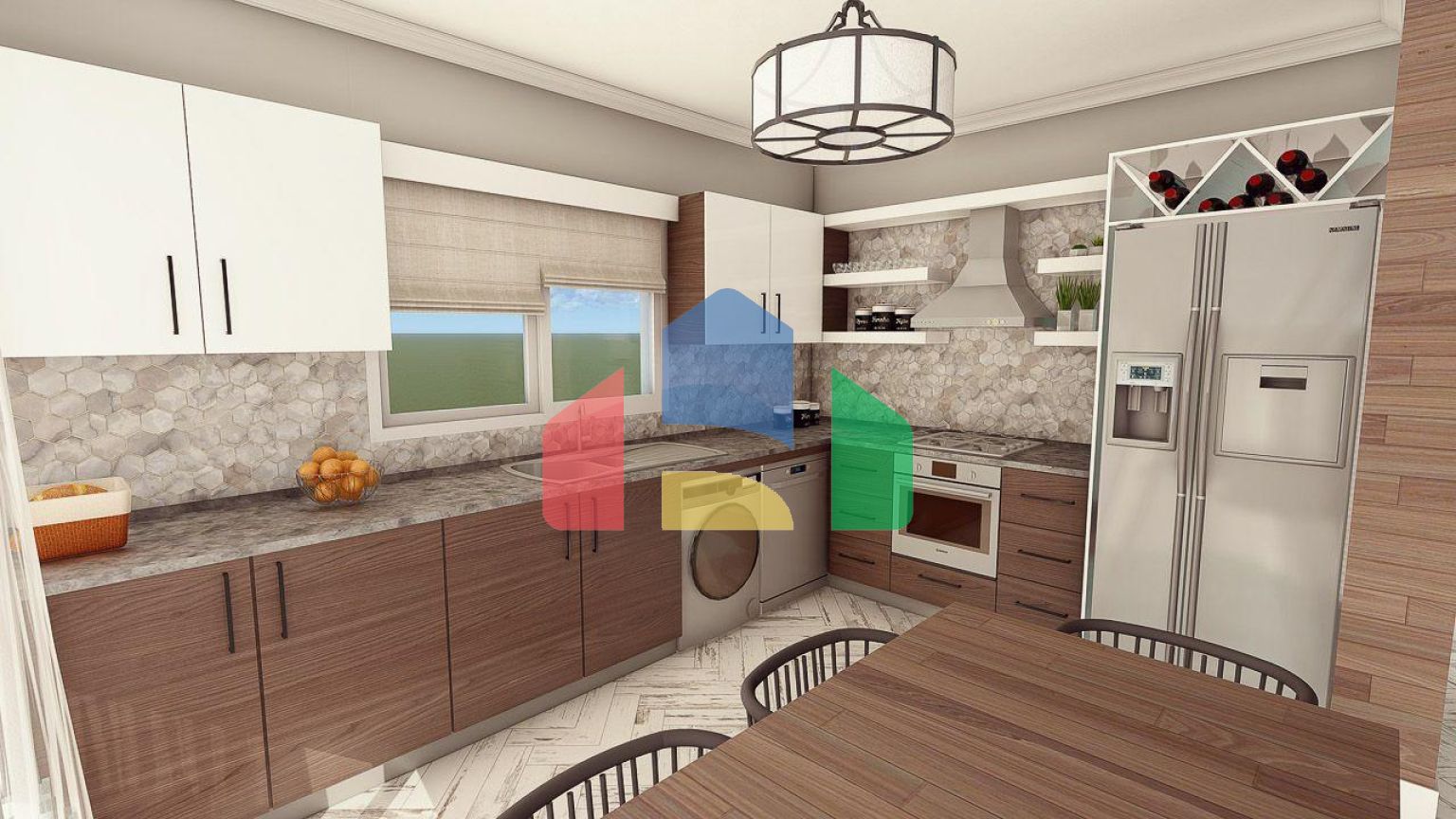 2-комнатные апартаменты 78м2 в 700 метрах от пляжа 