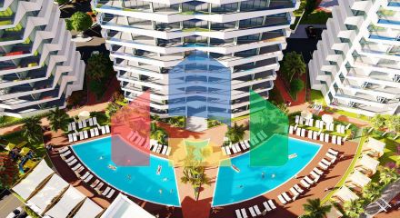 3-комнатные апартаменты 114м2 в 700 метрах от пляжа 3-комнатные апартаменты 114м2 в 700 метрах от пляжа