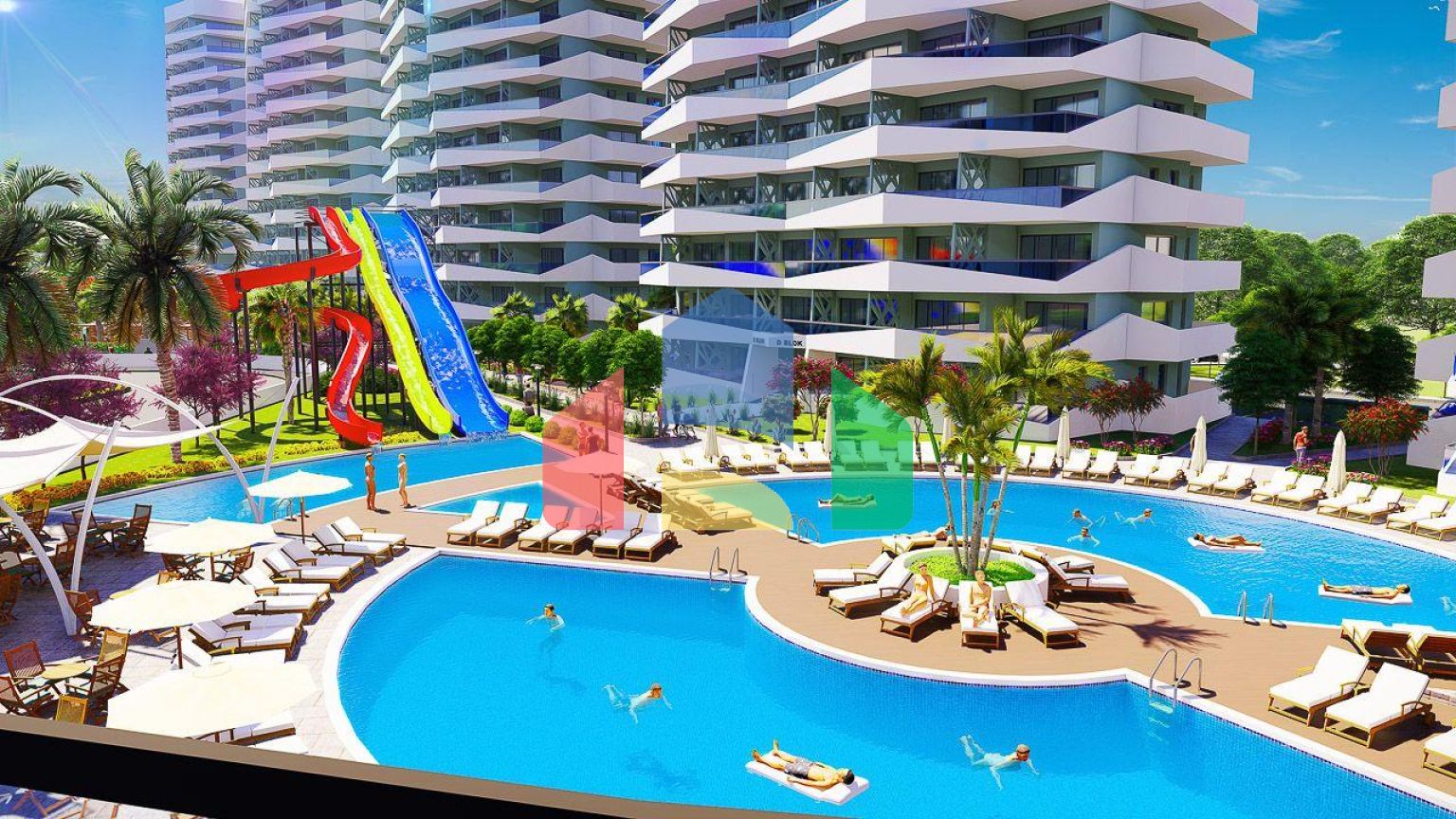 3-комнатные апартаменты 114м2 в 700 метрах от пляжа 