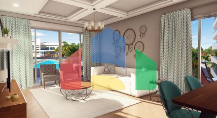 3-комнатные апартаменты 114м2 в 700 метрах от пляжа 3-комнатные апартаменты 114м2 в 700 метрах от пляжа