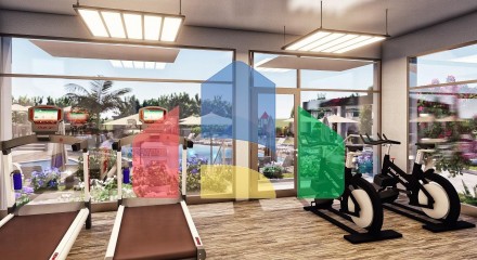 3-комнатные апартаменты 79 м2 в 800 метрах от пляжа 
