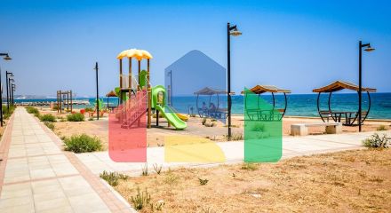 3-комнатные апартаменты 79 м2 в 800 метрах от пляжа 