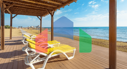 Трехкомнатные апартаменты 66,5 м2 в СПА - комплексе в 100 метрах от песчаного пляжа