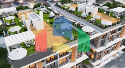 3-комнатные апартаменты 80 м2 в 600 метрах от песчаного пляжа