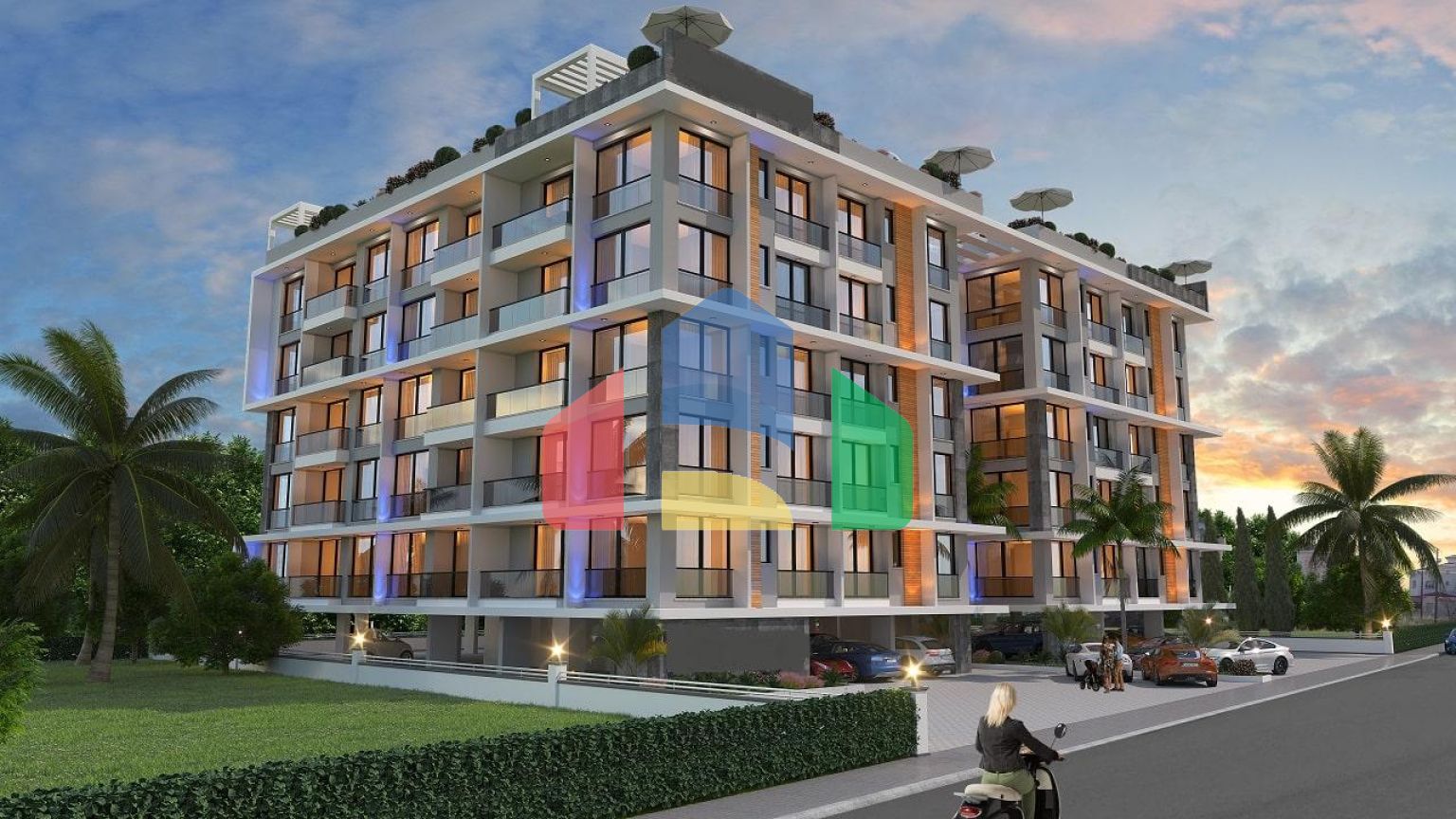 3-комнатные апартаменты 80 м2 в 600 метрах от песчаного пляжа