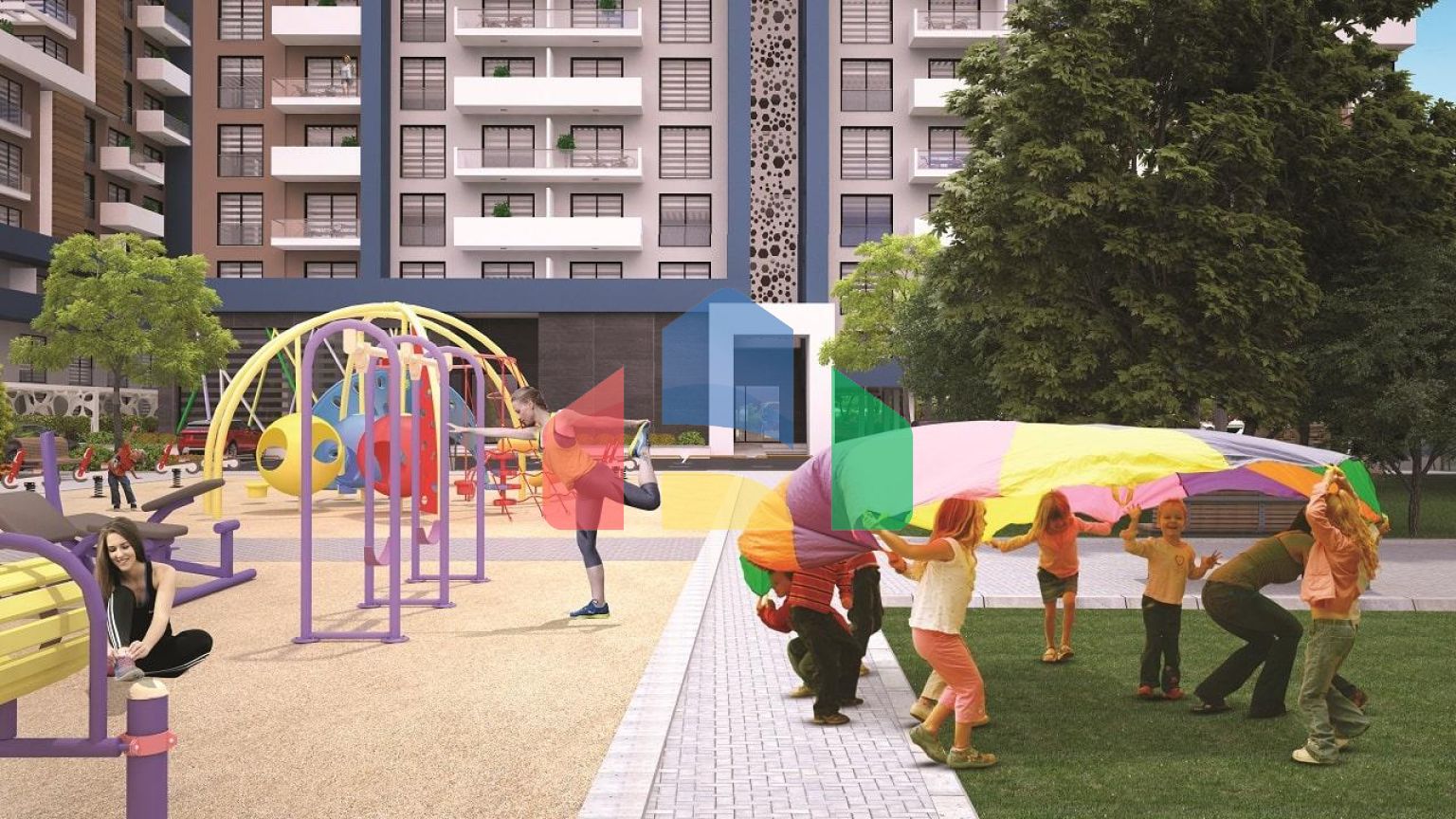 2-комнатные апартаменты 62 м2 в элитном комплексе в 600 метрах от пляжа