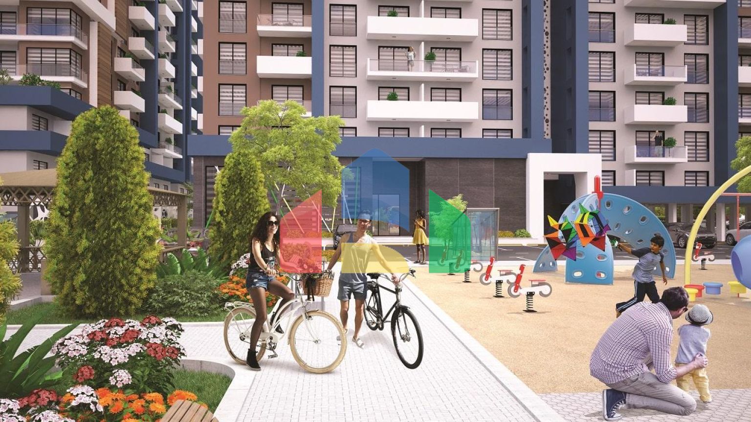 2-комнатные апартаменты 62 м2 в элитном комплексе в 600 метрах от пляжа