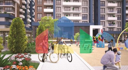 2-комнатные апартаменты 62 м2 в элитном комплексе в 600 метрах от пляжа