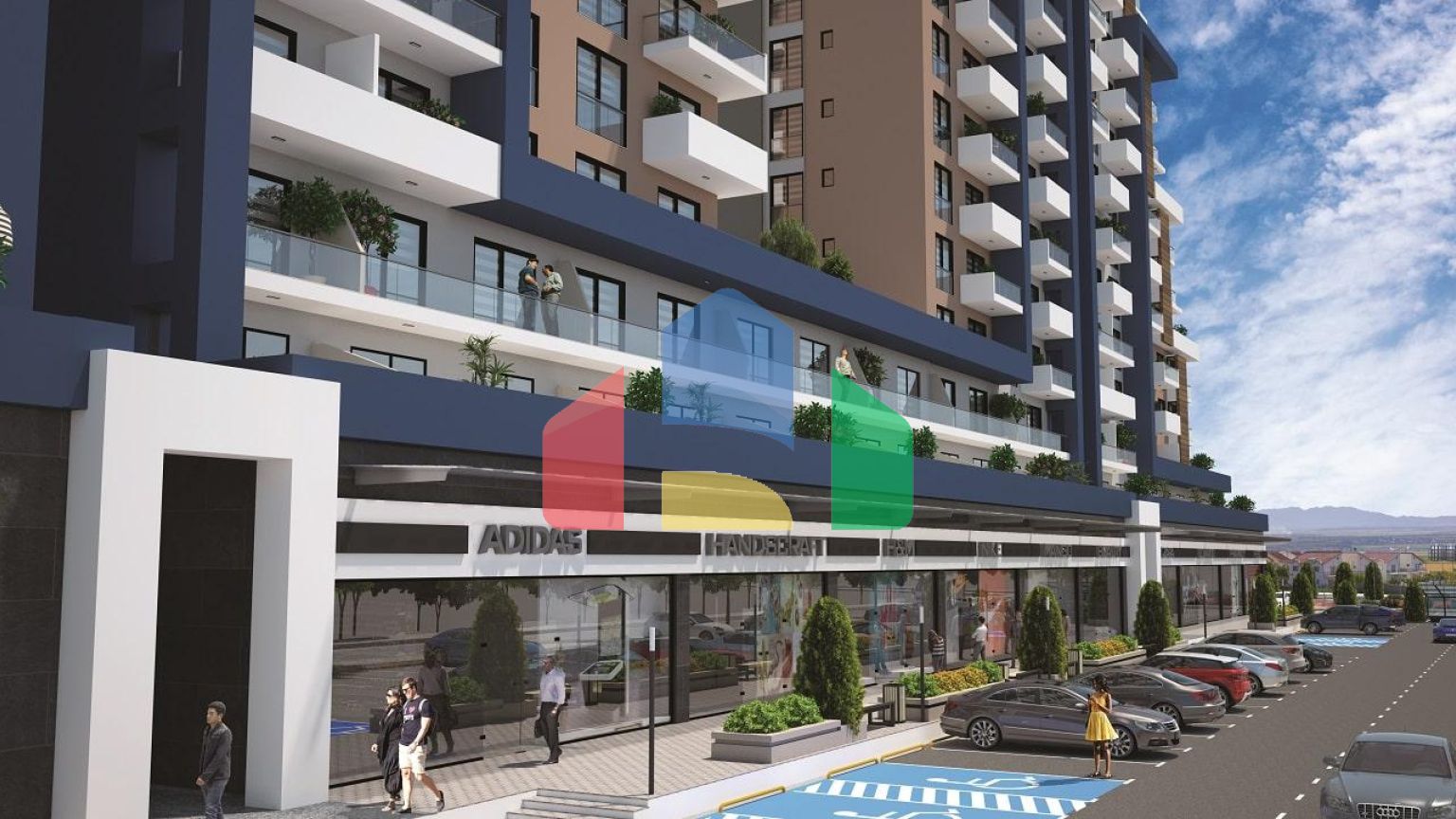 2-комнатные апартаменты 62 м2 в элитном комплексе в 600 метрах от пляжа