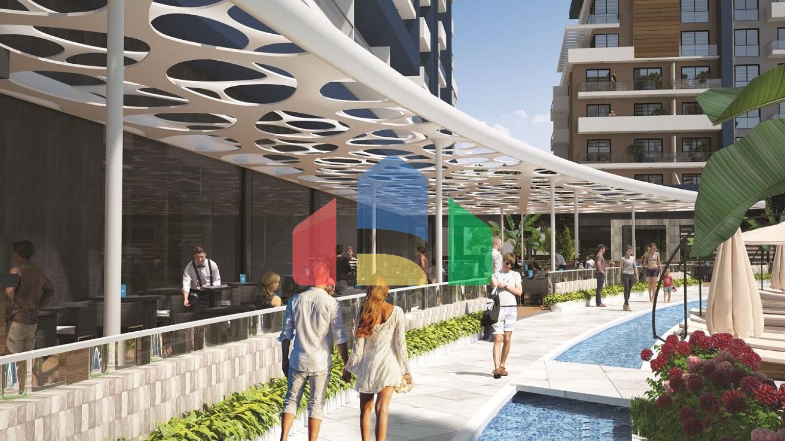 3-комнатные апартаменты 68 м2 в элитном комплексе в 600 метрах от пляжа