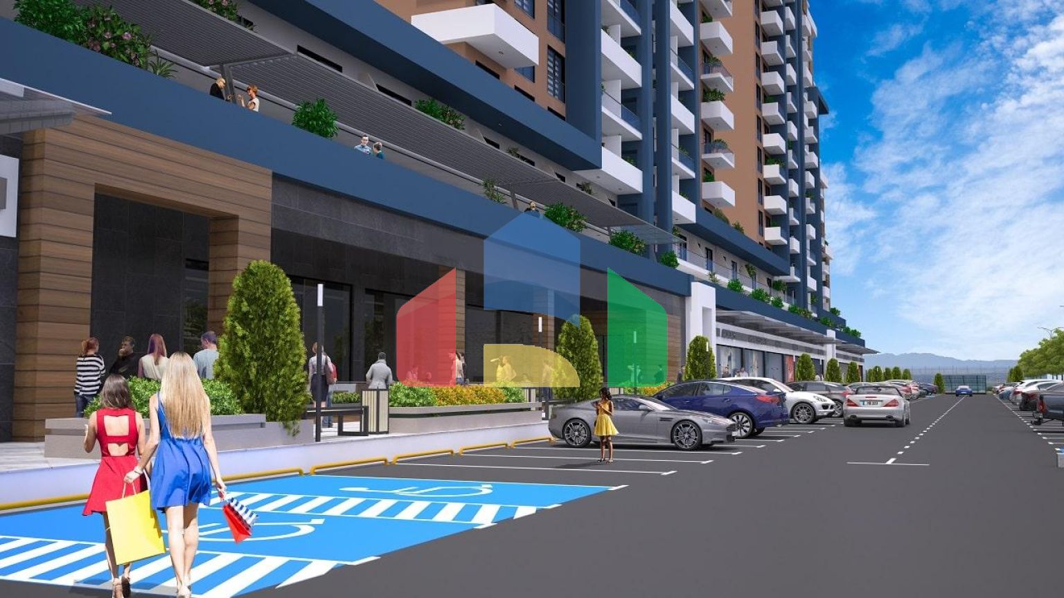 3-комнатные апартаменты 68 м2 в элитном комплексе в 600 метрах от пляжа