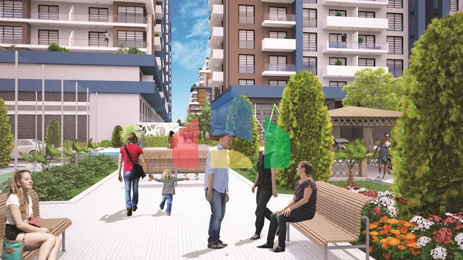 3-комнатные апартаменты 68 м2 в элитном комплексе в 600 метрах от пляжа