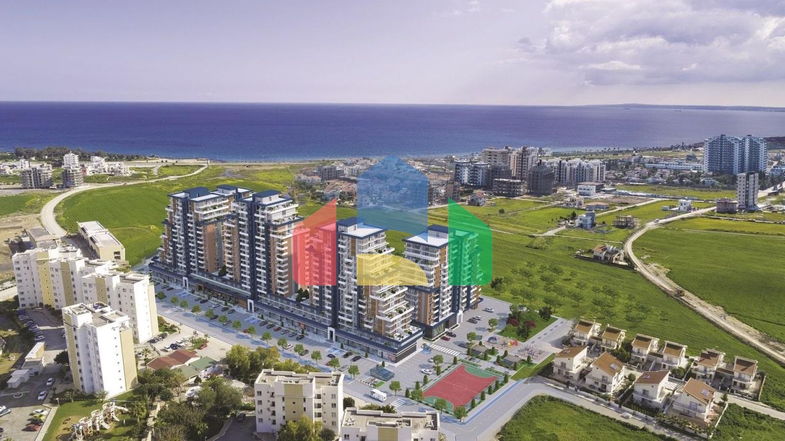 3-комнатные апартаменты 68 м2 в элитном комплексе в 600 метрах от пляжа