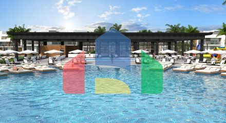 3-room apartment 75 m2 + 38 m2 terrace in an elite complex 300 meters from the beach