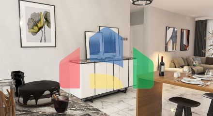 3-комнатные апартаменты 75 м2 + 38 м2 терраса в элитном комплексе в 300 метрах от пляжа