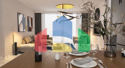 3-комнатные апартаменты 75 м2 + 38 м2 терраса в элитном комплексе в 300 метрах от пляжа