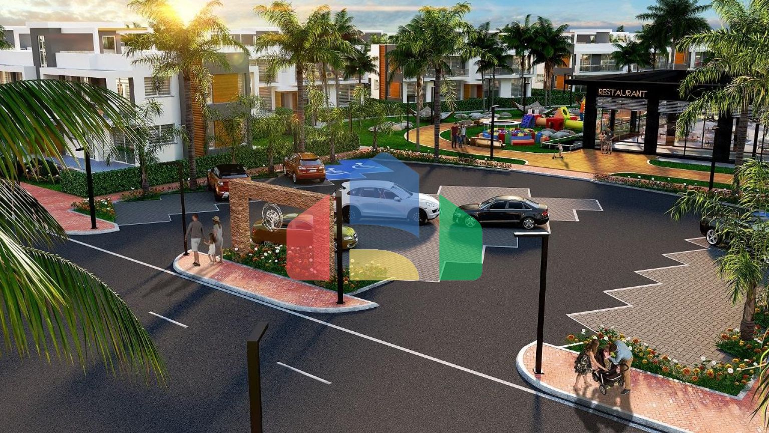 3-комнатные апартаменты 75 м2 + 38 м2 терраса в элитном комплексе в 300 метрах от пляжа