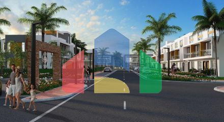 3-комнатные апартаменты 75 м2 + 38 м2 терраса в элитном комплексе в 300 метрах от пляжа