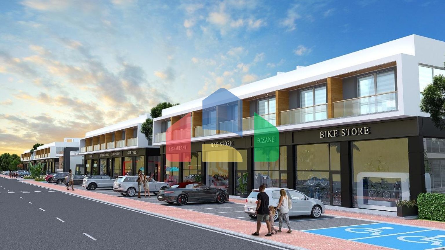 3-комнатные апартаменты 75 м2 + 38 м2 терраса в элитном комплексе в 300 метрах от пляжа