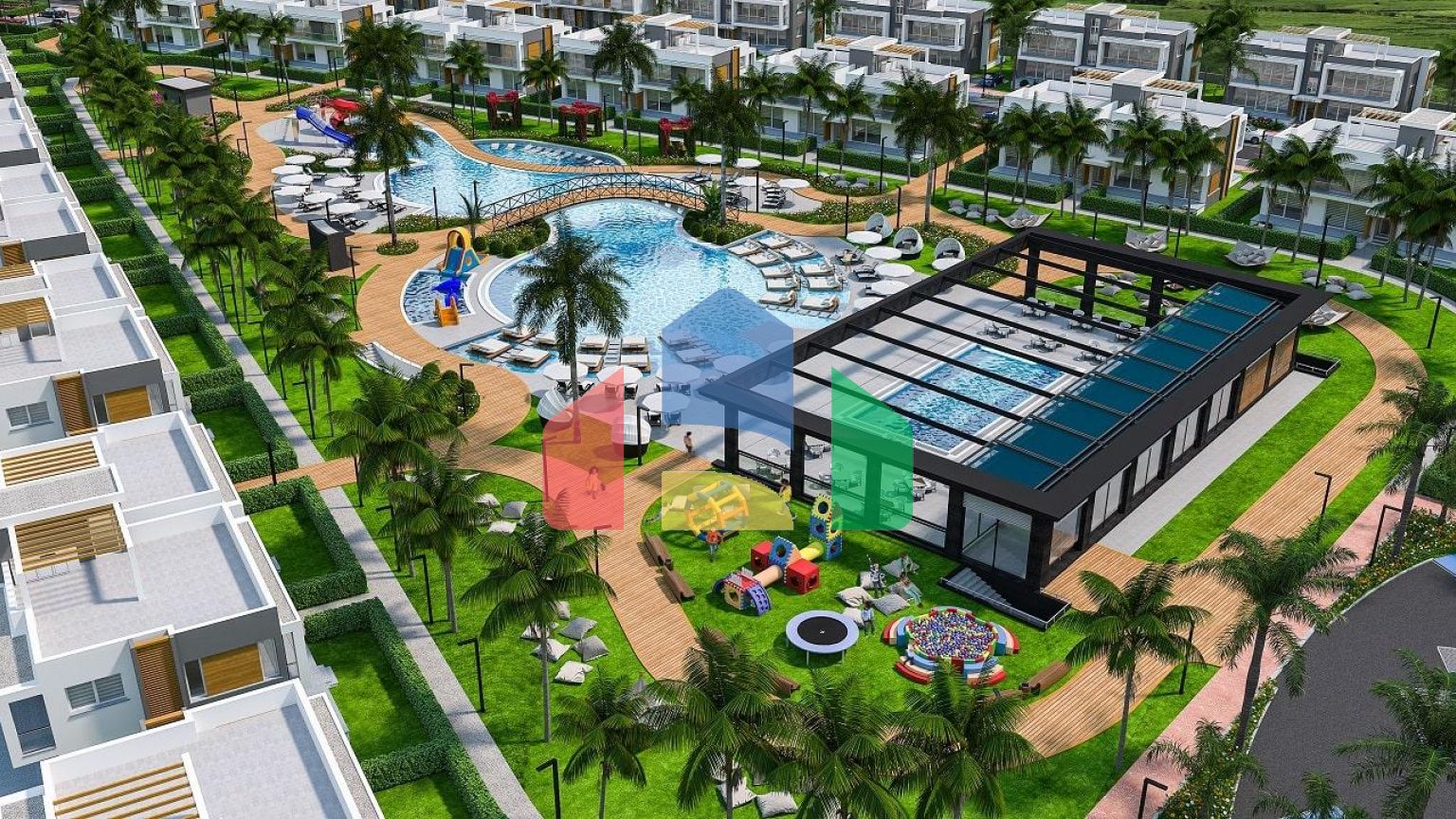 3-комнатные апартаменты 75 м2 + 38 м2 терраса в элитном комплексе в 300 метрах от пляжа