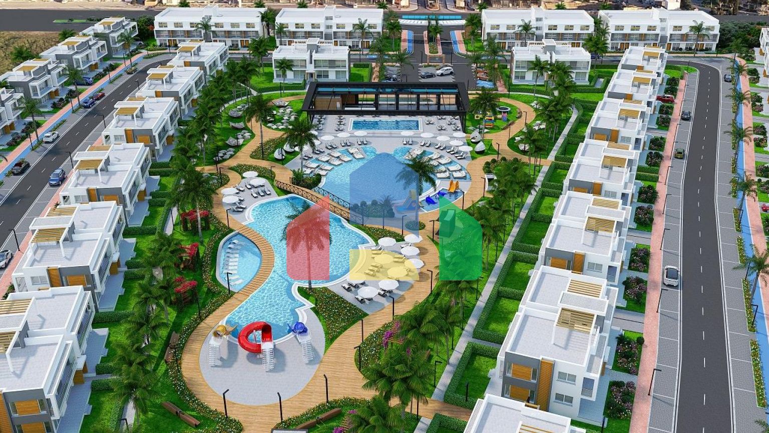 3-комнатные апартаменты 75 м2 + 38 м2 терраса в элитном комплексе в 300 метрах от пляжа