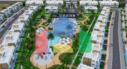 3-комнатные апартаменты 75 м2 + 38 м2 терраса в элитном комплексе в 300 метрах от пляжа