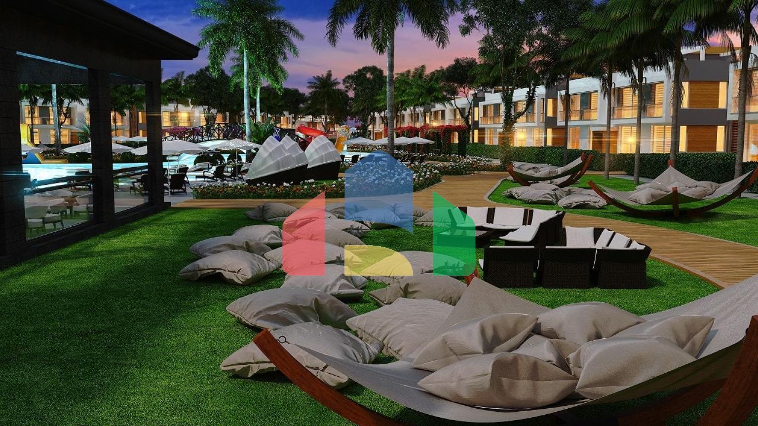 3-комнатные апартаменты 75 м2 + 38 м2 терраса в элитном комплексе в 300 метрах от пляжа