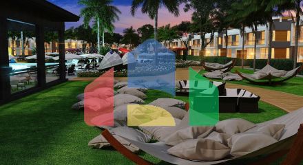 3-комнатные апартаменты 75 м2 + 38 м2 терраса в элитном комплексе в 300 метрах от пляжа