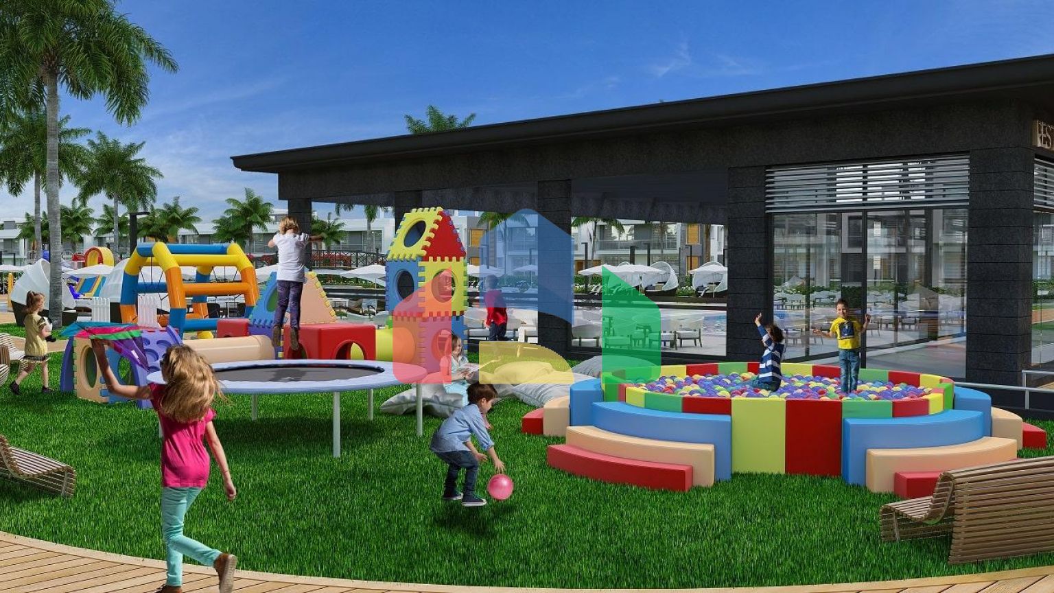 3-комнатные апартаменты 75 м2 + 38 м2 терраса в элитном комплексе в 300 метрах от пляжа