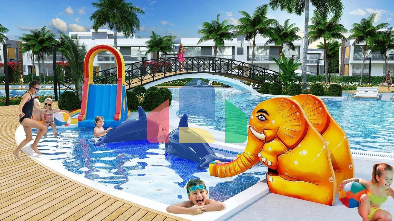 3-комнатные апартаменты 75 м2 + 38 м2 терраса в элитном комплексе в 300 метрах от пляжа