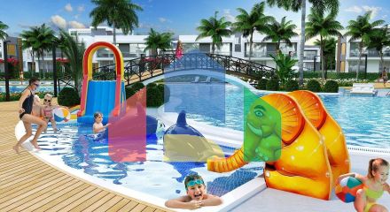 3-комнатные апартаменты 75 м2 + 38 м2 терраса в элитном комплексе в 300 метрах от пляжа