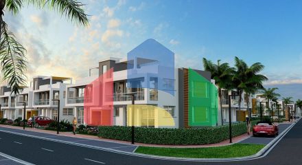 3-комнатные апартаменты 75 м2 + 38 м2 терраса в элитном комплексе в 300 метрах от пляжа