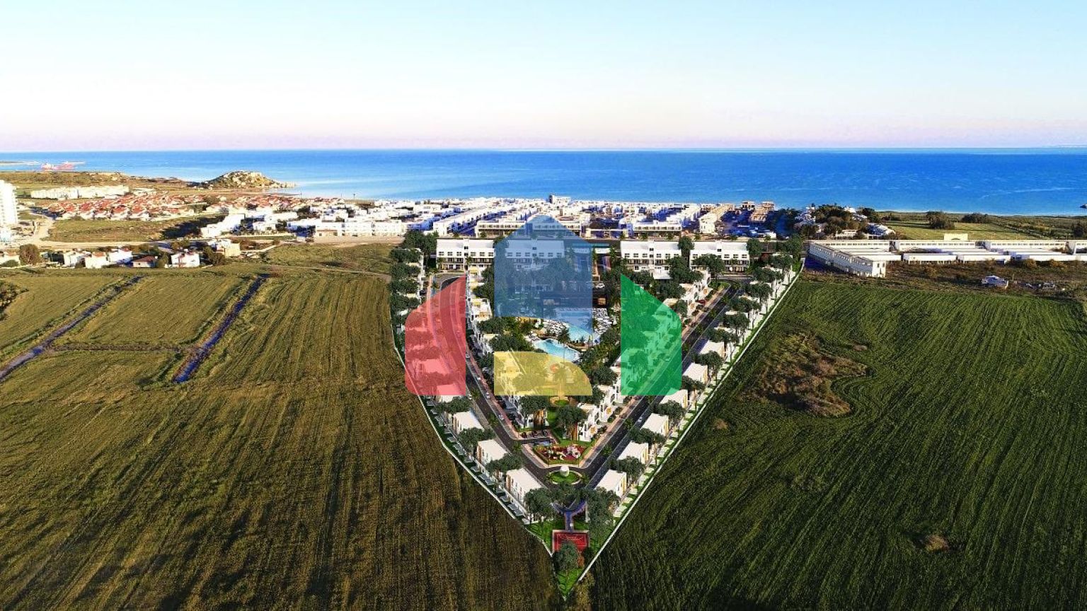 3-комнатные апартаменты 75 м2 + 38 м2 терраса в элитном комплексе в 300 метрах от пляжа